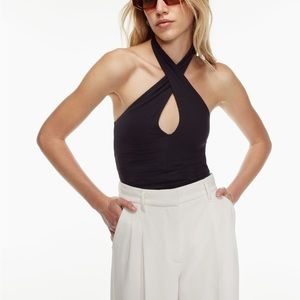 Black Aritzia top XXS NWT Wilfred bay top